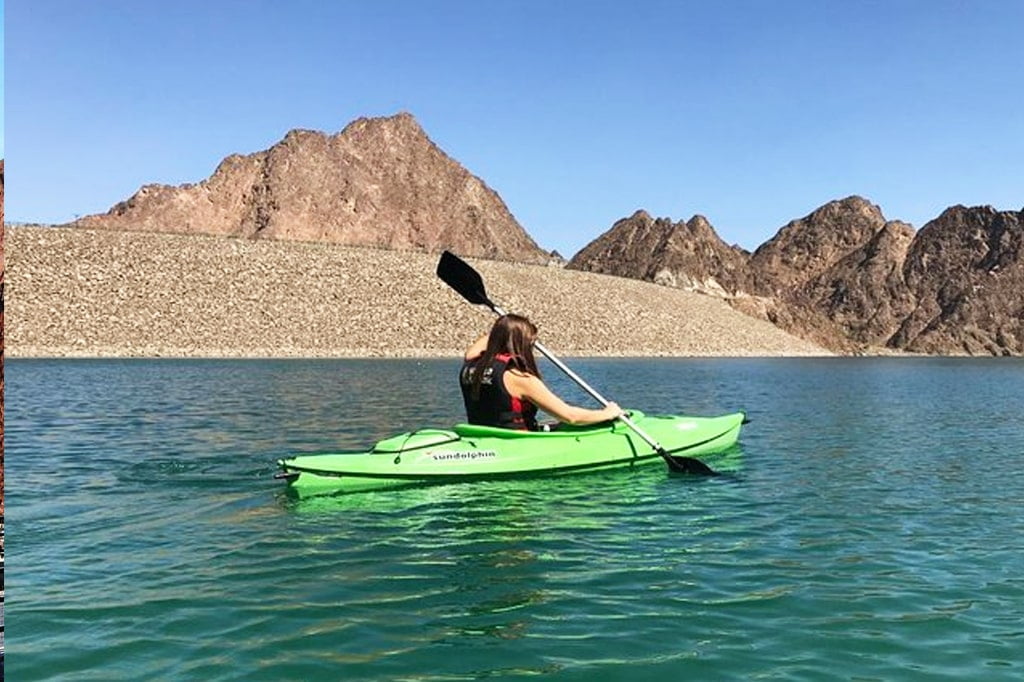 Kayak boat in hatta tour package | Eagle Eyes Tourism