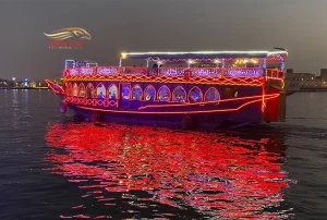 Romantic Dhow cruise Dubai Creek | luxury dhow cruise dubai marina