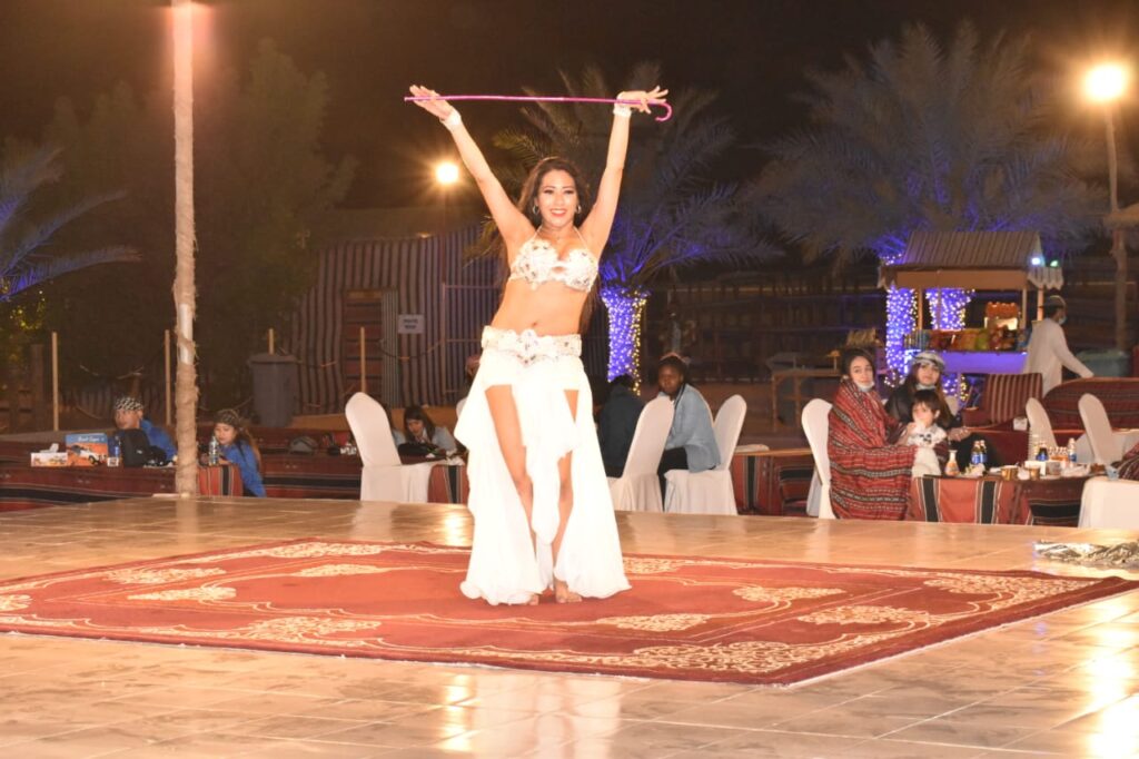 belly dance in dubai desert safari | top activies in Dubai desert safari